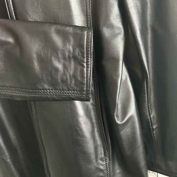 NWOT Ladies Vintage Leather Ranch Coat - Picture 12 of 15